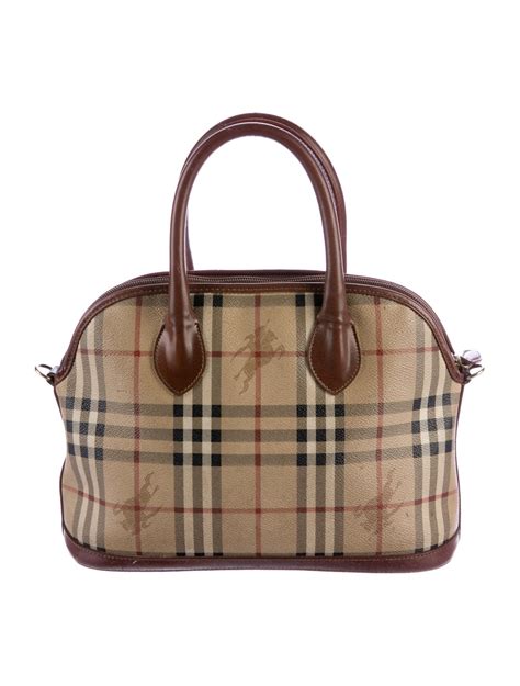 burberry haymarket check purse|Burberry checked canvas tote bag.